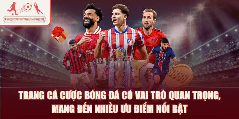 Trang cá cược bóng đá có vai trò quan trọng, mang đến nhiều ưu điểm nổi bật