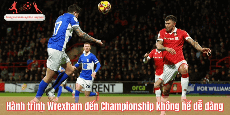 Hành trình Wrexham đến Championship không hề dễ dàng