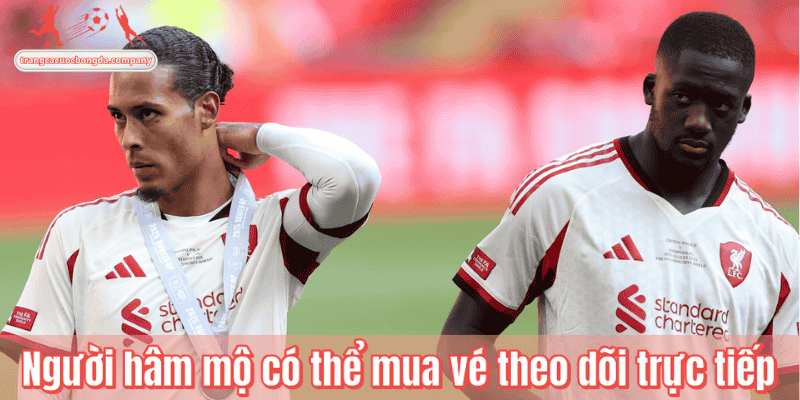 Người hâm mộ có thể mua vé theo dõi trực tiếp